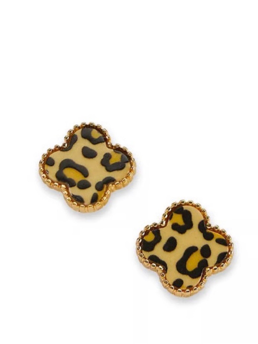 FINAL! No offers accepted. Park Lane Brown Leopard Lana Stud Earrings NIB - Picture 4 of 4